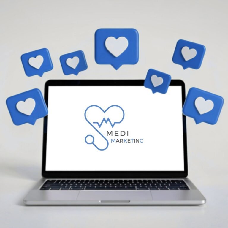 Social media for doctors improving online visibility, patient engagement, and practice growth through consistent healthcare marketing
